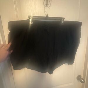 Old Navy Black Linen Shorts